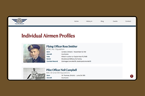 Website Display on different screens