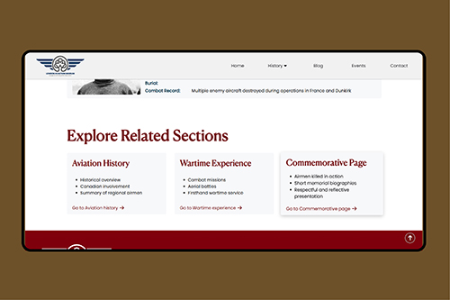 Website Display on different screens